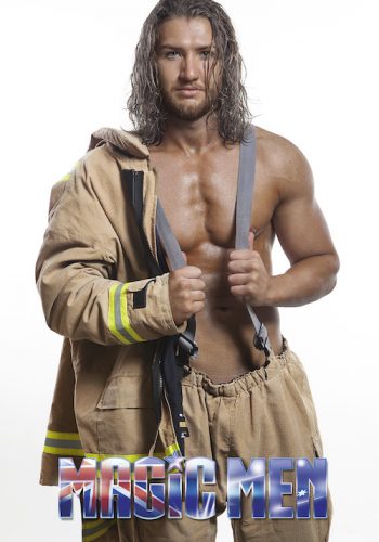 Ash in fireman costume